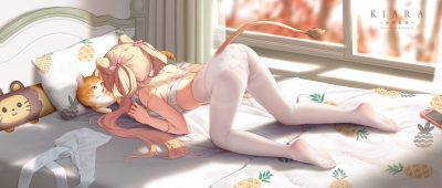 每日好图：白丝足控最爱！大神笔下的白丝美少女！【画师：BIGxixi】