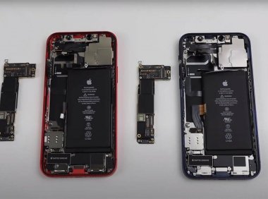 两台iPhone12互换主板后:N多功能被锁定 几乎“报废”