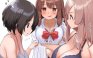 每日好图：P站#巨乳JK#女高中生内衣福利【画师：開栓注意】