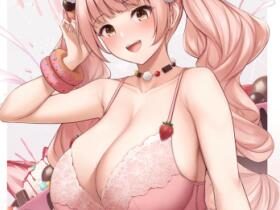 每日好图：“实在是太大了”#二次元巨乳美少女#P站大神【画师：缶子牧場】