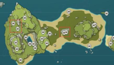 原神1.6:海岛探险 3个会刷新的宝箱位置