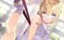 画集：拉伸女孩~有益健康？的插画【電撃萌王 2021年6月号付録】