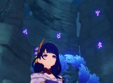 原神攻略:稻妻 鹤观岛—第一棵栖木 【山上4个符文】 解密