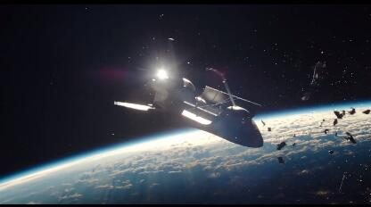 科幻灾难片《月球陨落》预告片公布，22年2月上映