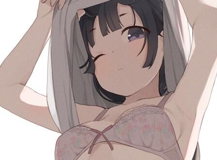 每日好图：二次元美少女内衣【 画师：ヒロき】