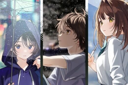 原创电竞主题青春群像剧TV动画《我们的雨色协议》新插画公开,10月开播